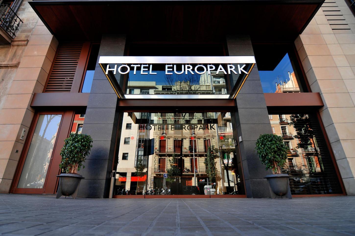 Europark Hotel Barcelona Bagian luar foto