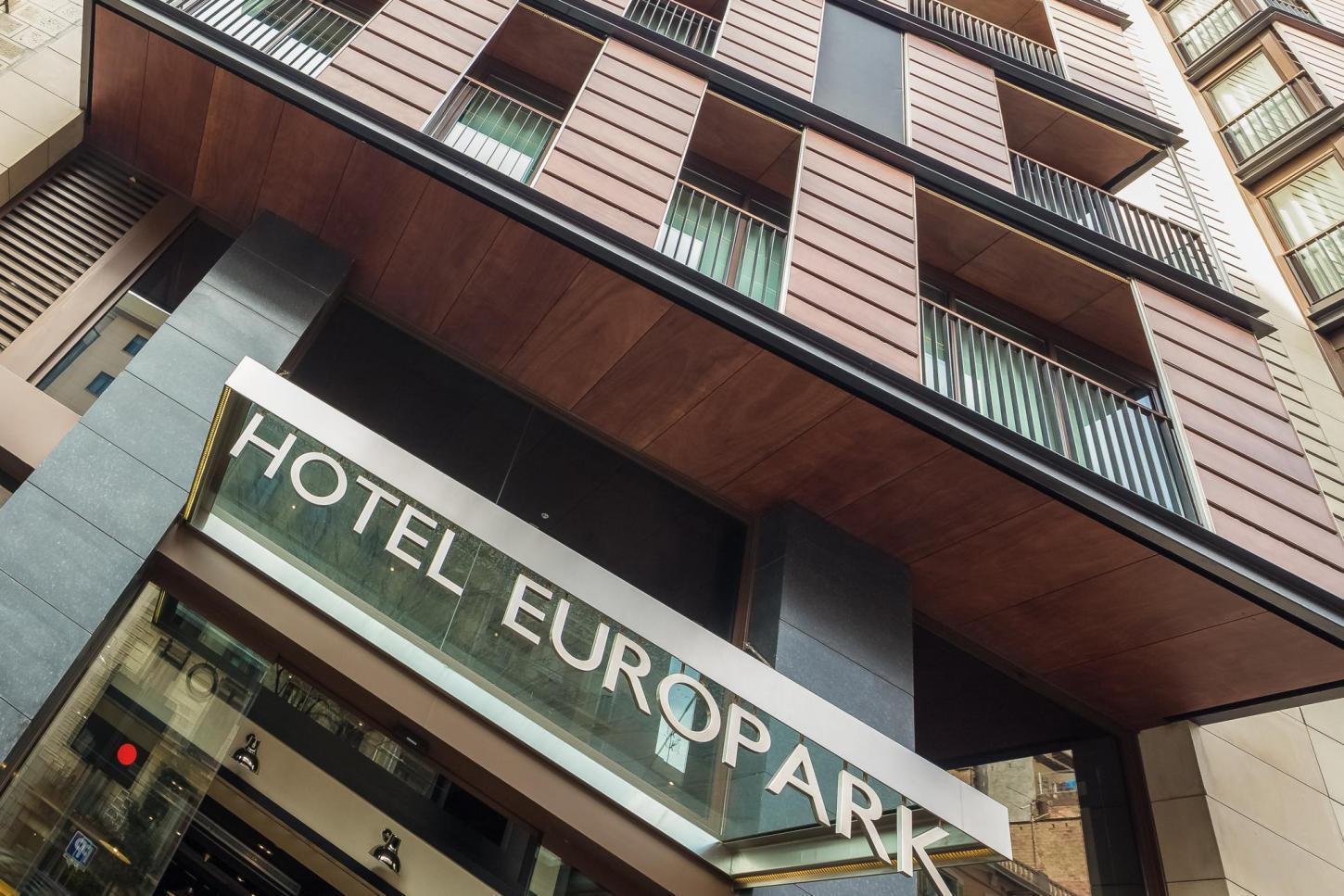 Europark Hotel Barcelona Bagian luar foto