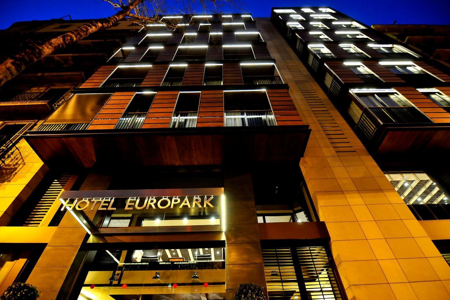 Europark Hotel Barcelona Bagian luar foto